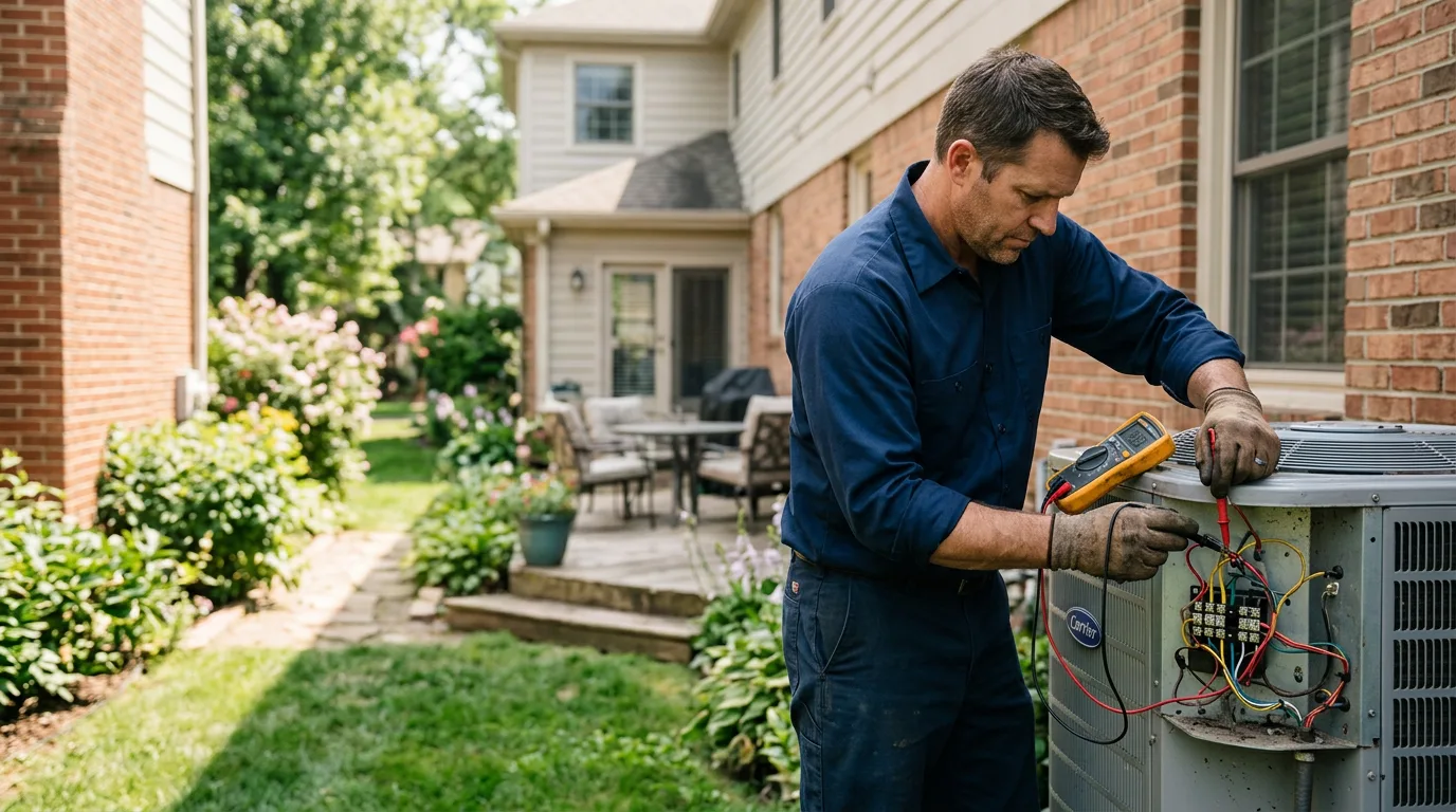 HVAC technician working near Washburn, WI